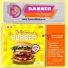 Burger Pamphlet Design 003